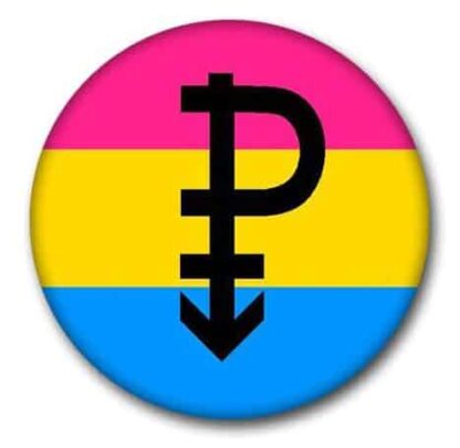 Pansexual Pride With Symbol Badge - Discontinued