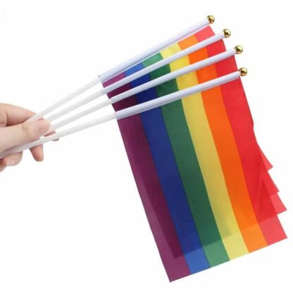 5 Pride Hand Flags
