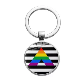 Rainbow Ally Flag Keychain