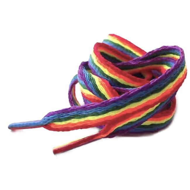 Rainbow Shoelaces ⋆ Pride Shop NZ * Free Shipping NZ Wide