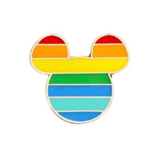 rainbow mouse ears pin