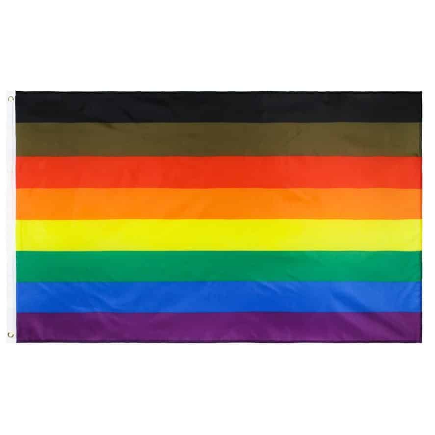 Philadelphia Eight Colour Pride Flag