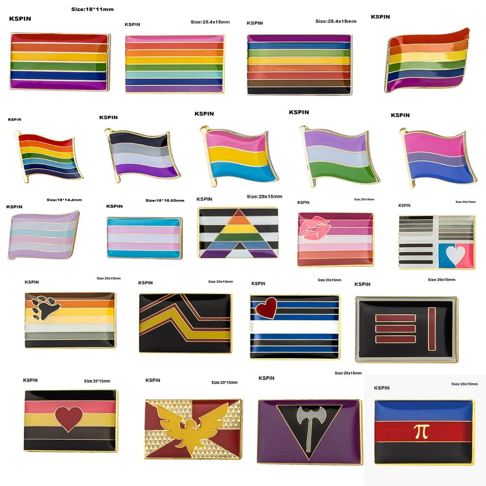 Rainbow Flag Pride Pin ⋆ Pride Shop NZ * Free Shipping NZ Wide