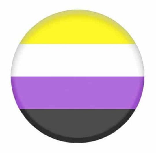 Non-binary (Enby) Pride Badge