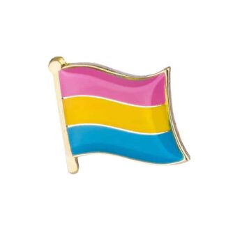 Pansexual Wavy Flag Pride Pin