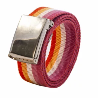 5 Colour Lesbian Flag Belt