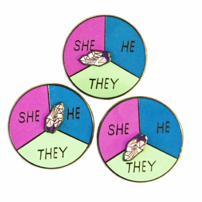 Pronoun Dial Badge