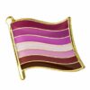 7 Colour Lesbian Pride Flag Pin