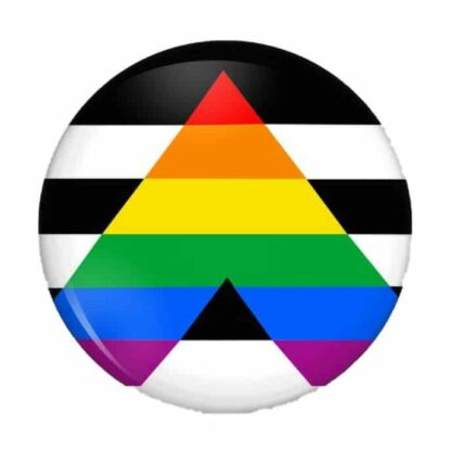 Straight Ally Flag Badge