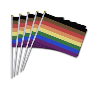 5 Philadelphia Eight Colour Pride Hand Flags