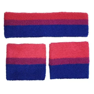 Bisexual Sweatband Set