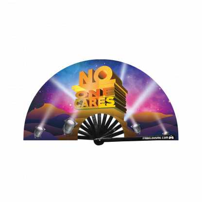 Nobody Cares Hand Fan
