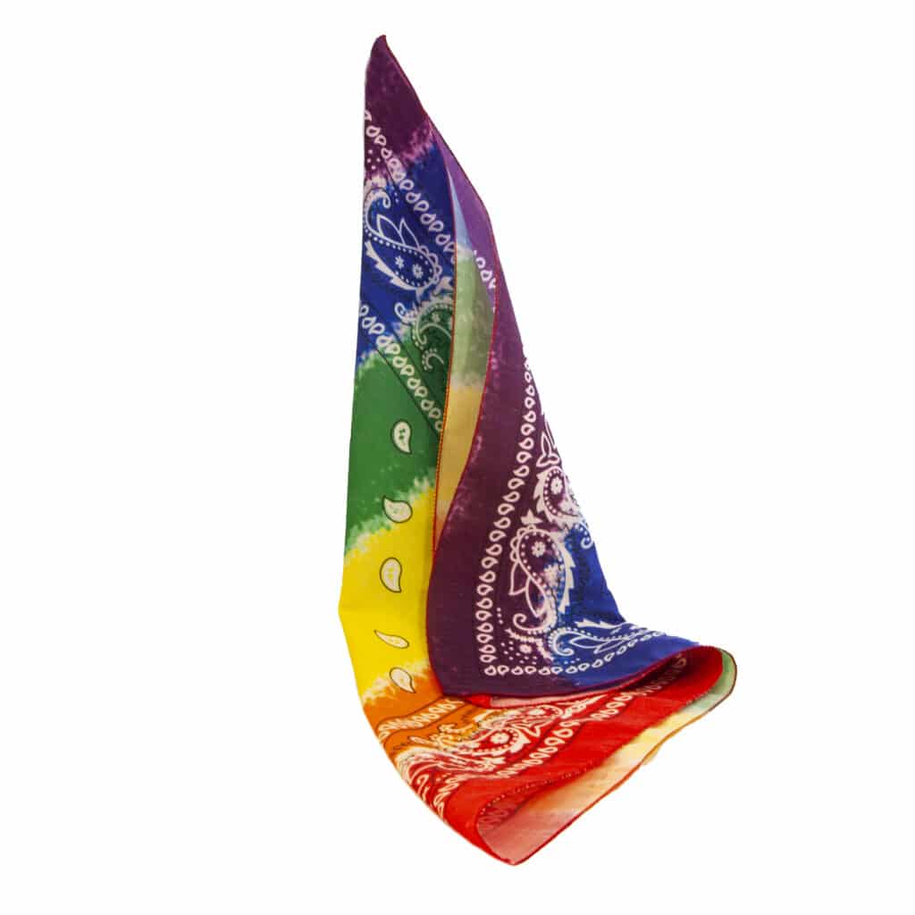 Rainbow Paisley Bandana ⋆ Pride Shop NZ