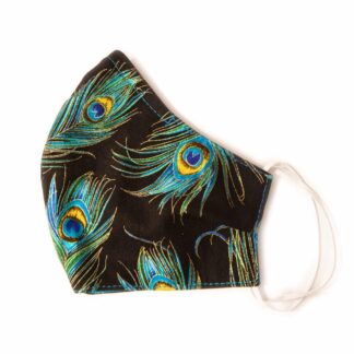 Peacock Feather Facemask