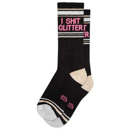 I Shit Glitter Sock