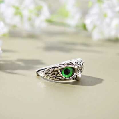 coloured owl eyes ring gallery 3