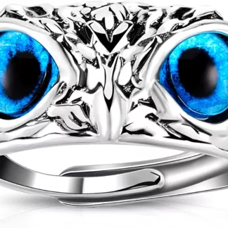 Coloured Owl Eyes Ring