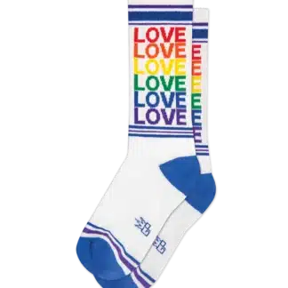 Rainbow Love Sock