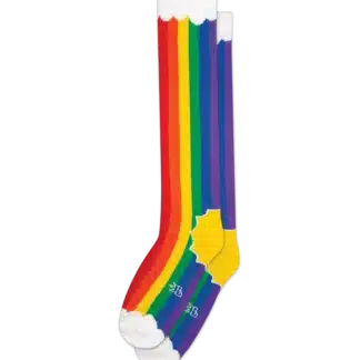 Rainbow Clouds Sock