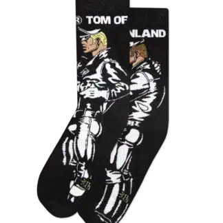 Tom Of Finland Leather Duo Sock