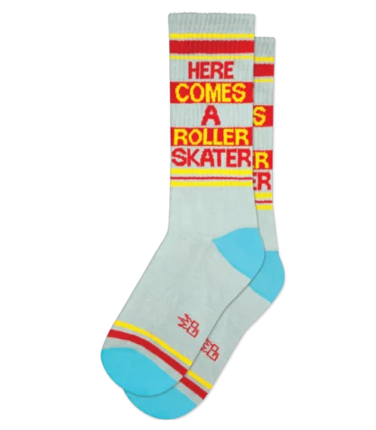 Here Comes A Roller Skater Sock
