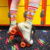 Here Comes A Roller Skater Sock - Image 2