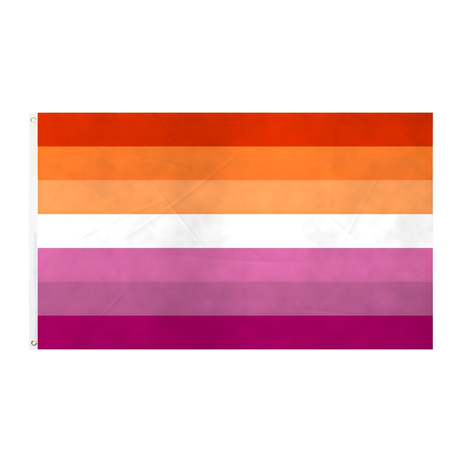 7 Stripe Lesbian Sunset Pride Flag