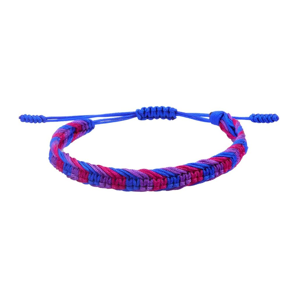 Bisexual Braided String Bracelet