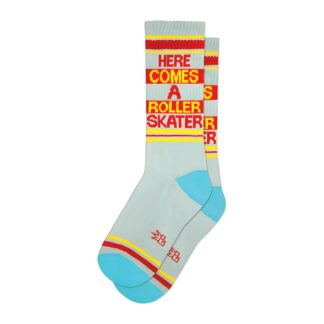 Here Comes A Roller Skater Sock