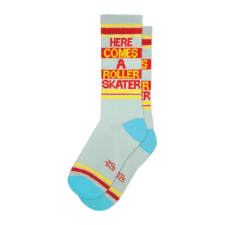 Here Comes A Roller Skater Sock