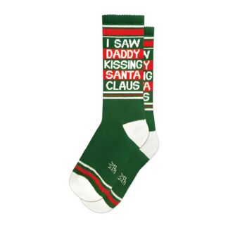 I Saw Daddy Kissing Santa Claus Sock