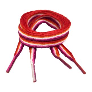 Lesbian Flag Shoelaces