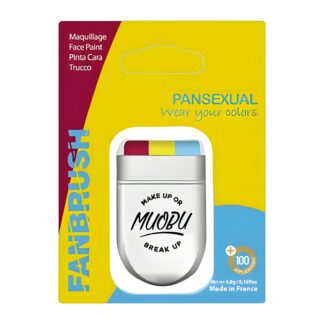 Pansexual Fanbrush Facepaint