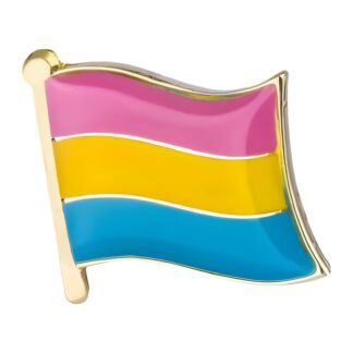 Pansexual Wavy Flag Pride Pin