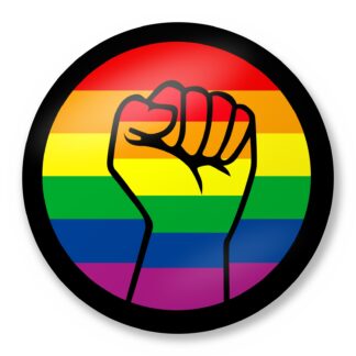 Raised Fist Resist Badge