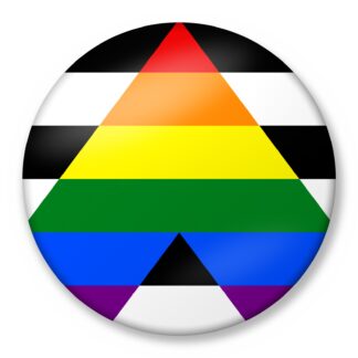 Straight Ally Flag Badge